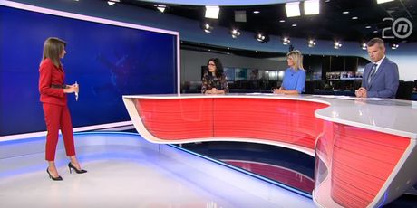 Profesorica Andrea Ambriović Ristov s Instituta Ruđer Bošković u studiju Dnevnika Nove TV - 1