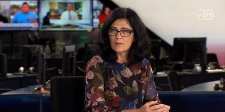 Profesorica Andrea Ambriović Ristov s Instituta Ruđer Bošković u studiju Dnevnika Nove TV - 2