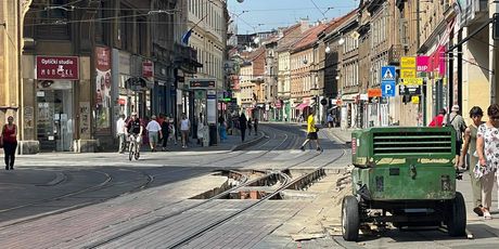 Radovi u centru Zagreba - 1