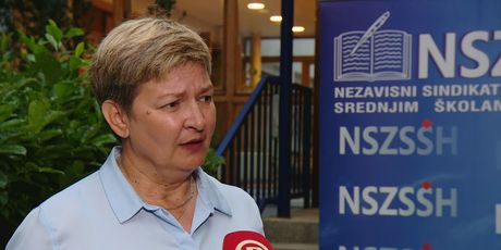 Nada Lovrić, predsjednica Nezavisnoga sindikata zaposlenih u srednjim školama Hrvatske