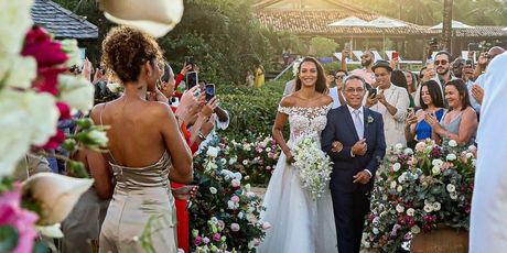 Vjenčanje Lais Ribeiro i Joakima Noaha - 1