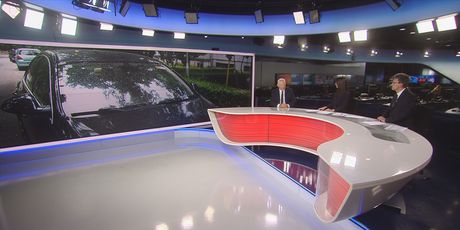 Meteorolog Ivan Čačić u studiju Dnevnika Nove TV - 2