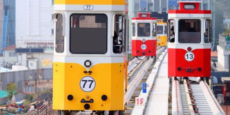 Mali leteći tramvaji u Busanu - 8