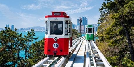 Mali leteći tramvaji u Busanu - 11