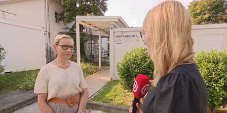 Mirjana Turkalj, dječja bolnica Srebrnjak i Martina Bolšec Oblak, reporterka Dnevnika Nove TV