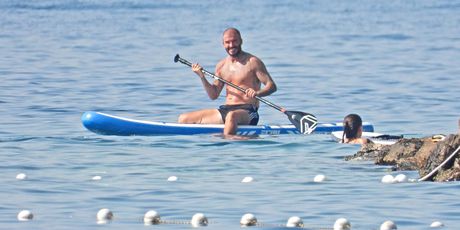 David Beckham s kćeri Harper i sinom Cruzom uživa u moru kod Lopuda - 1