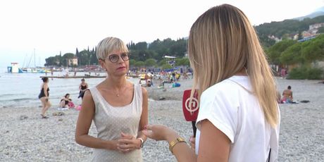 Helena Glibotić Kresina, voditeljica odjela za javno zdravstvo i Katarina Jusić Mezga, reporterka Dnevnika Nove TV