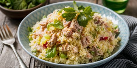 Hladna salata od kus-kusa i tune iz konzerve