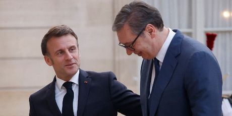 Emmanuel Macron i Aleksandar Vučić