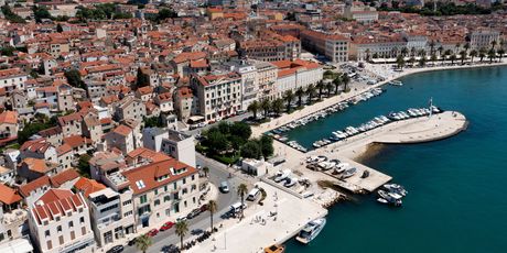 Split iz zraka, ilustracija