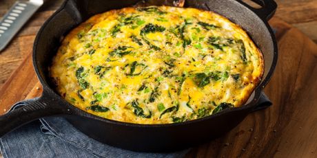 Fritata s kozjim sirom