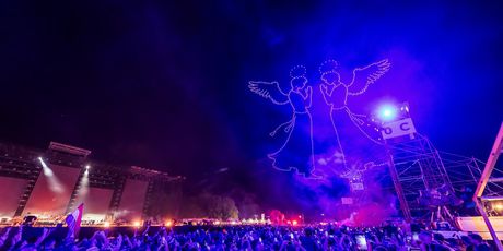 Dron show na koncertu Thompsona u Sinju - 1