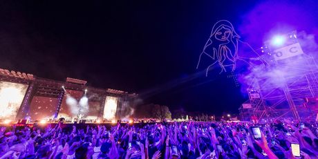 Dron show na koncertu Thompsona u Sinju - 4