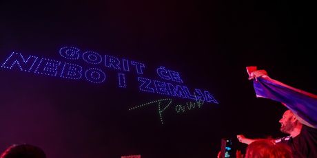 Dron show na koncertu Thompsona u Sinju - 6