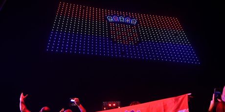 Dron show na koncertu Thompsona u Sinju - 11