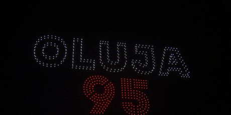 Dron show na koncertu Thompsona u Sinju