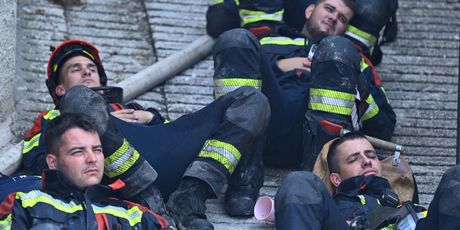 Vatrogasci na požarištu u Jasenicama - 1