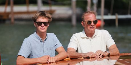 Kevin i Cayden Costner - 6