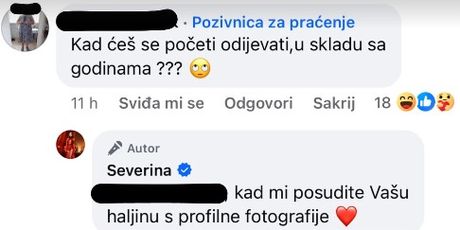 Severina na Instagramu