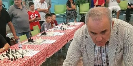 Ivica Kostelić i Gari Kasparov