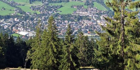 Pogled na Kitzbühel