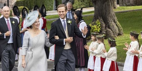 Princeza Marie Caroline od Lihtenštajna - vjenčanje