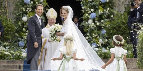 Princeza Marie Caroline od Lihtenštajna - vjenčanje