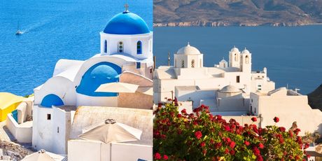 Santorini vs. Plaka