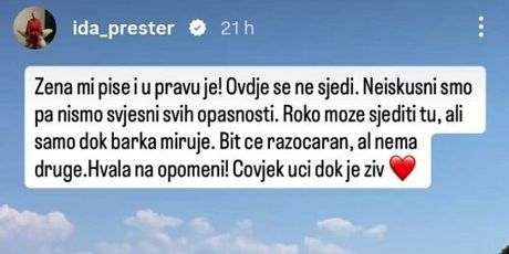 Ida Prester na Instagramu