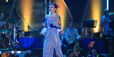 Ines Tričković na koncertu ''Trag u beskraju''