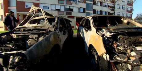 Zapaljen automobil Dinamova direktora (Foto: Dnevnik.hr)