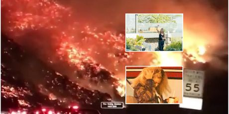 Celebrityji evakuirani zbog požara (Foto: Profimedia/Instagram)