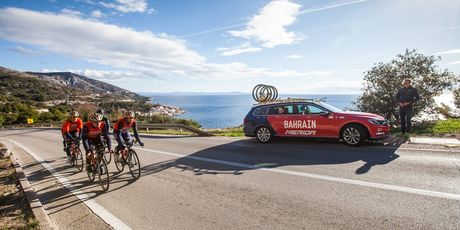 Team Bahrain Merida priprema se na Hvaru