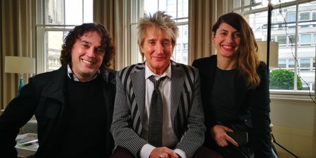 Alen Ključe, Rod Stewart i Jelena Radan (Foto: PR)