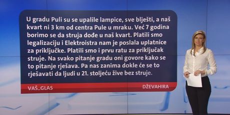 Vaš glas: naselje u Puli bez struje (Foto: Dnevnik.hr) - 1