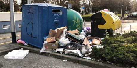 Zagreb zatrpan smećem (Foto: Dnevnik.hr) - 1