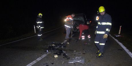 Prometna nesreća kod Buzeta (Foto: Mateo Sardelin/Glas Istre) - 2