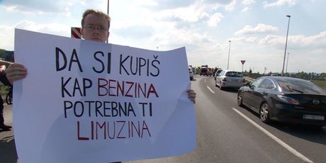 Prosvjedi zbog cijena goriva (Video: Dnevnik Nove TV) - 3