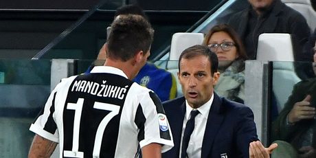 Allegri i Mandžukić (Foto: AFP)