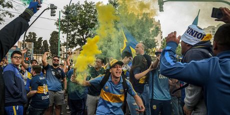 Navijači Boce i Rivera (Foto: AFP)