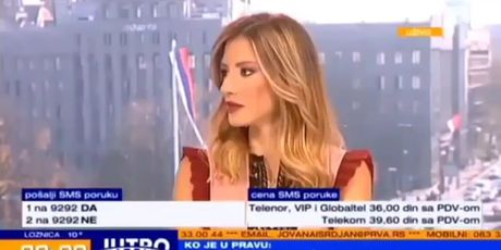 Jovana Joksimović (FOTO: Screenshot PrvaTV)