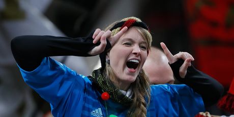 Navijačica Atlante (Foto: AFP)