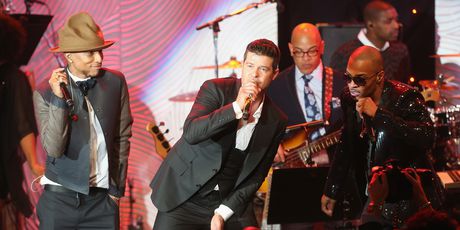 Pharrell Williams i Robin Thicke (Foto: Getty Images)