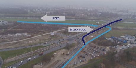 Ceste kojima će se prometovati nakon zatvaranja rotora Remetinec (Foto: Dnevnik.hr) - 2