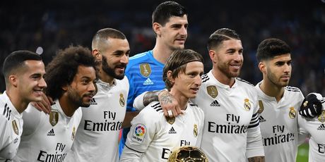 Luka Modrić sa suigračima (Foto: AFP)