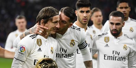 Luka Modrić i Sergio Ramos (Foto: AFP)