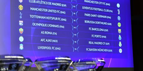 Ždrijeb osmine finala Lige prvaka (Foto: AFP)