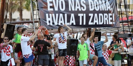 Doček Vatrenih u Zadru (Photo: Hrvoje Jelavic/PIXSELL)