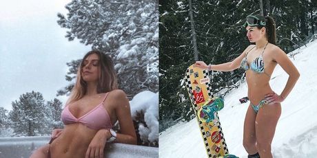 Bikini i snijeg (Foto: Instagram)