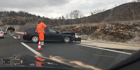 Prometna nesreća na autocesti (Foto: Čitatelj)